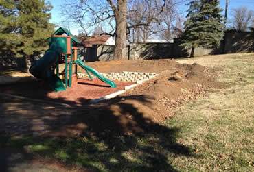 Hardscaping project by Hobgood Landscaping