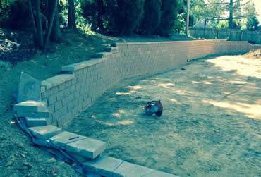 Hardscaping project by Hobgood Landscaping