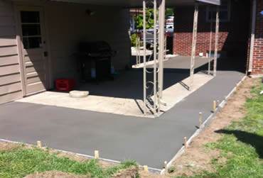 Hardscaping project by Hobgood Landscaping