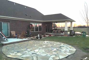 Hardscaping project by Hobgood Landscaping
