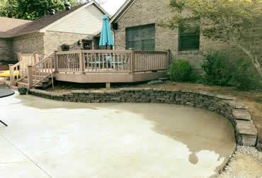 Hardscaping project by Hobgood Landscaping