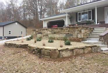 Hardscaping project by Hobgood Landscaping