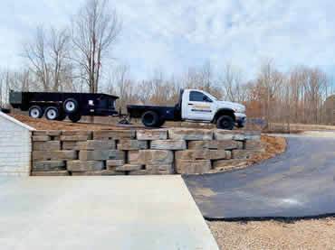 Hardscaping project by Hobgood Landscaping