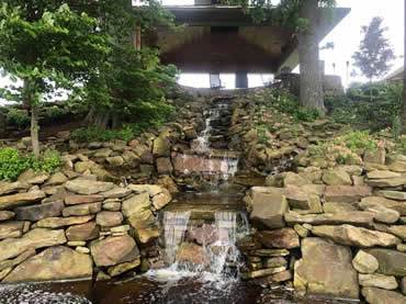 Hardscaping project by Hobgood Landscaping