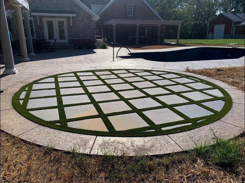 Hardscaping project by Hobgood Landscaping