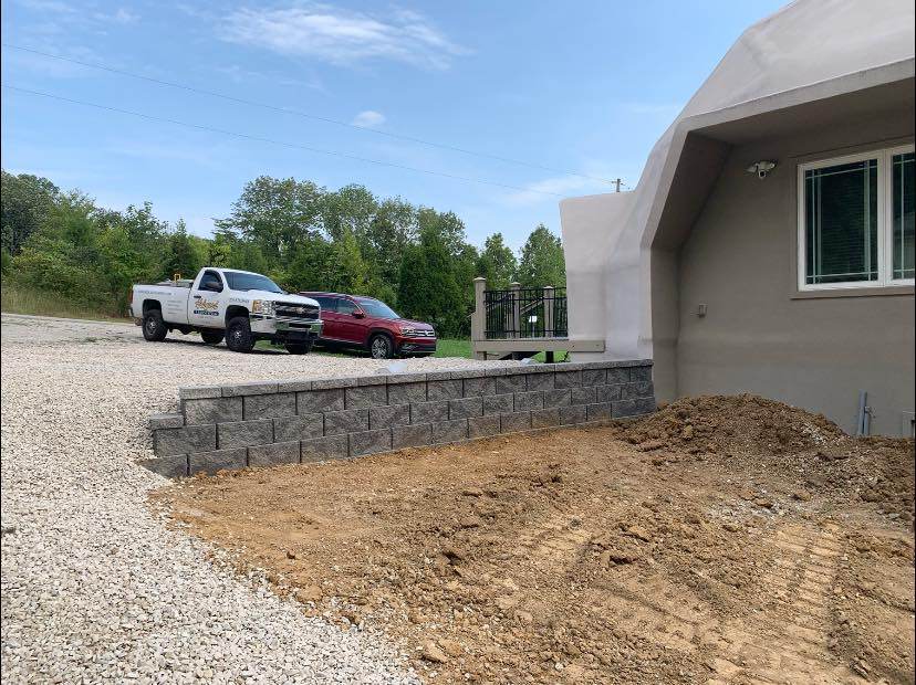 Hardscaping project by Hobgood Landscaping