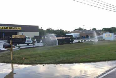 Irrigation project by Hobgood Landscaping