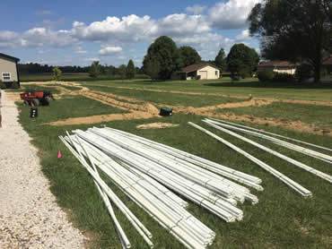 Irrigation project by Hobgood Landscaping
