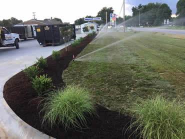 Irrigation project by Hobgood Landscaping