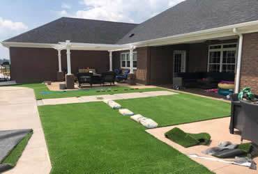 Lawn Maintenance project by Hobgood Landscaping