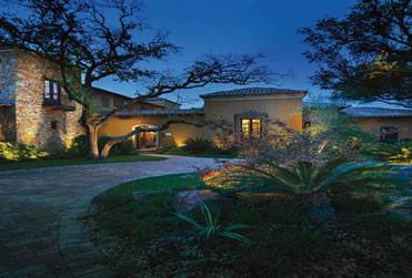 Landscape Lighting project by Hobgood Landscaping
