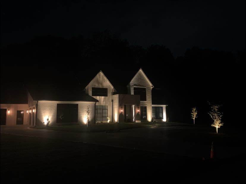 Landscape Lighting project by Hobgood Landscaping