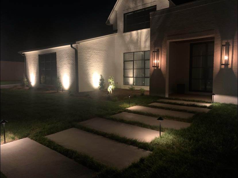 Landscape Lighting project by Hobgood Landscaping
