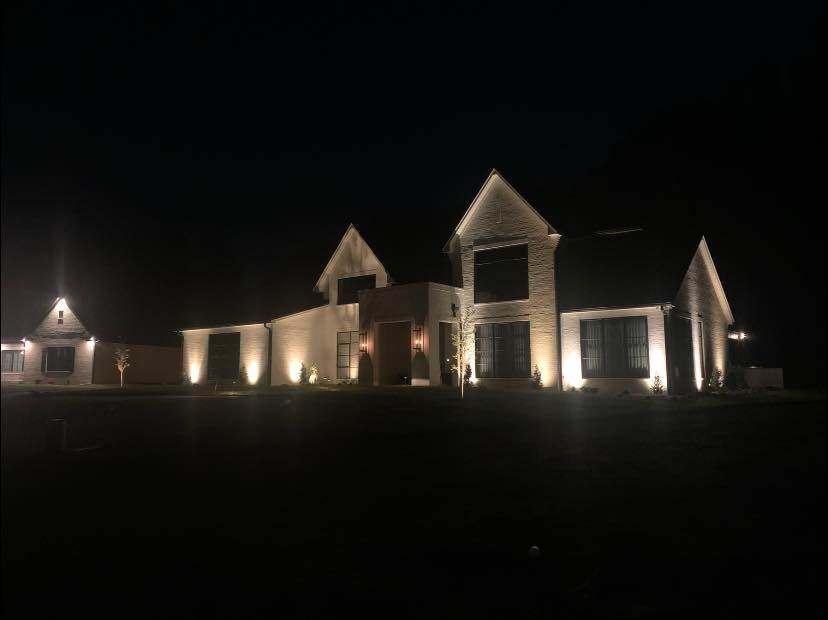 Landscape Lighting project by Hobgood Landscaping