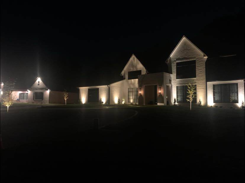 Landscape Lighting project by Hobgood Landscaping