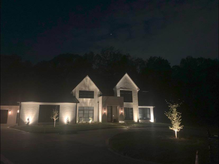 Landscape Lighting project by Hobgood Landscaping