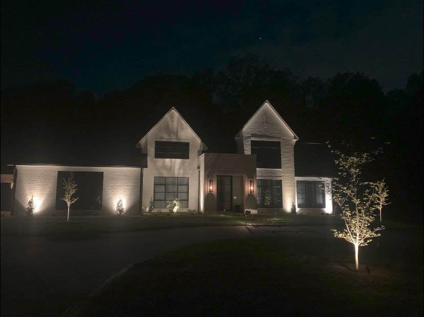 Landscape Lighting project by Hobgood Landscaping