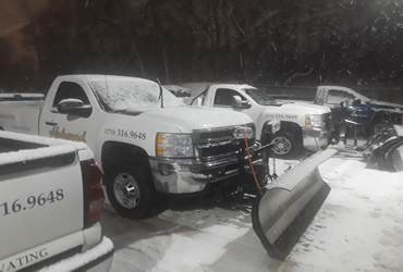 Snow & Ice project by Hobgood Landscaping